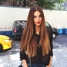 Cute Hairstyles for Long Hair sleek and straight hairstyle for women