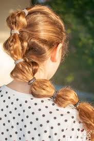 Easy Hairstyles to Do with Long Hair: bubble ponytail