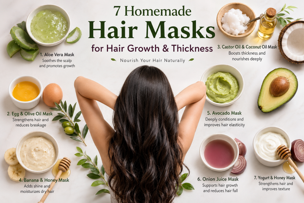 Homemade Hair Mask for Hair Growth and Thickness 7 Easy DIY Recipes That Actually Work