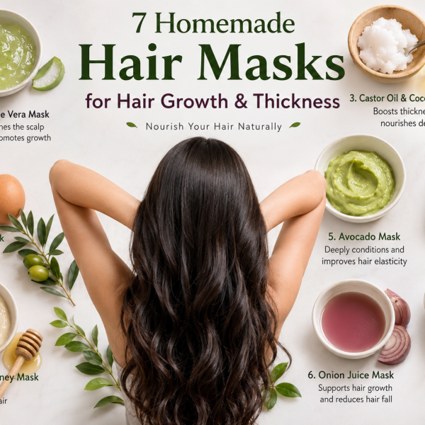 Homemade Hair Mask for Hair Growth and Thickness