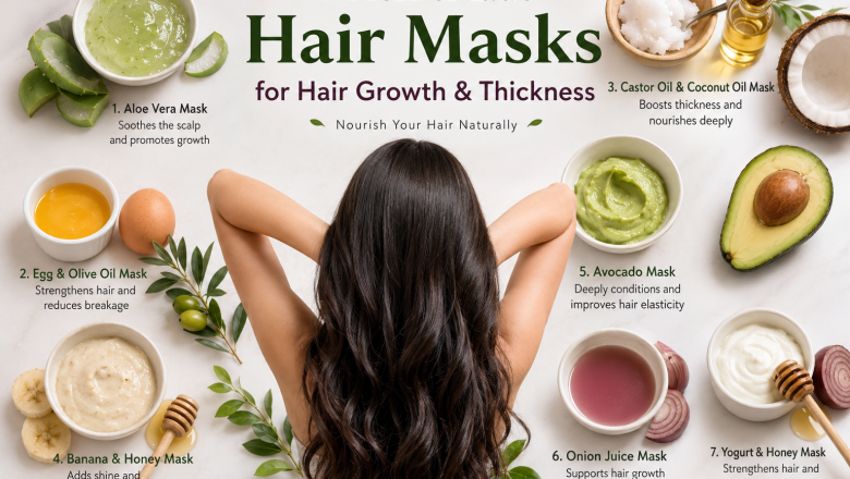 Homemade Hair Mask for Hair Growth and Thickness